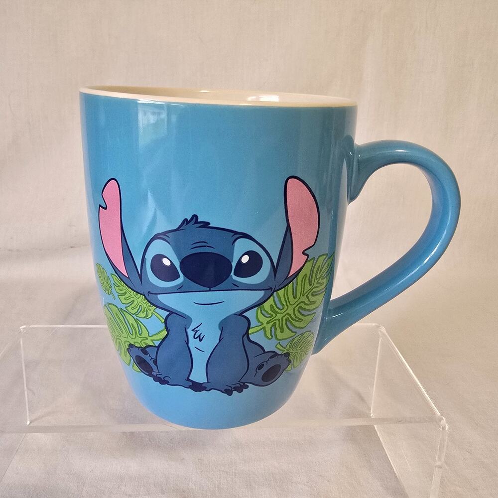 Disney Lilo & Stitch Tall Ceramic Mug 20oz Blue New